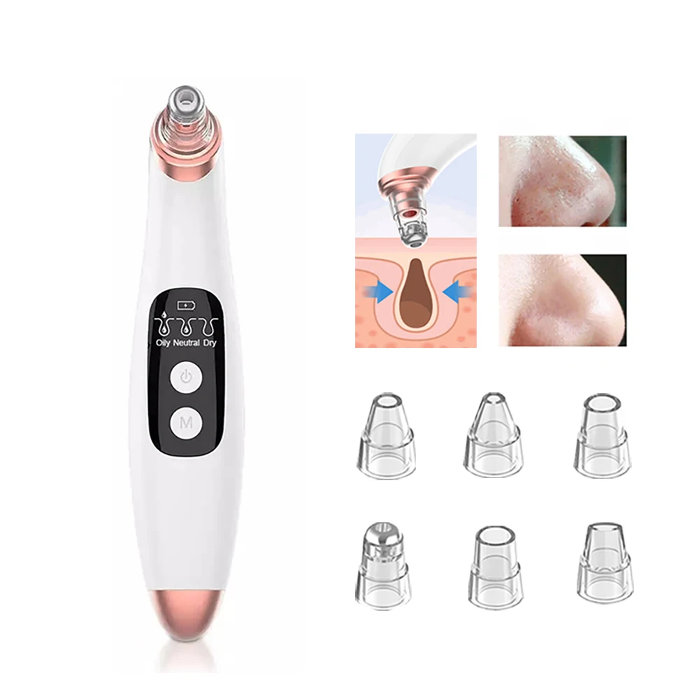 

Blackhead Removal Vacuum Pore Clean Face Deep Cleaning Nose T Zone Acne Pimple Remover Facial Cleanser Skin Care Beauty Tools