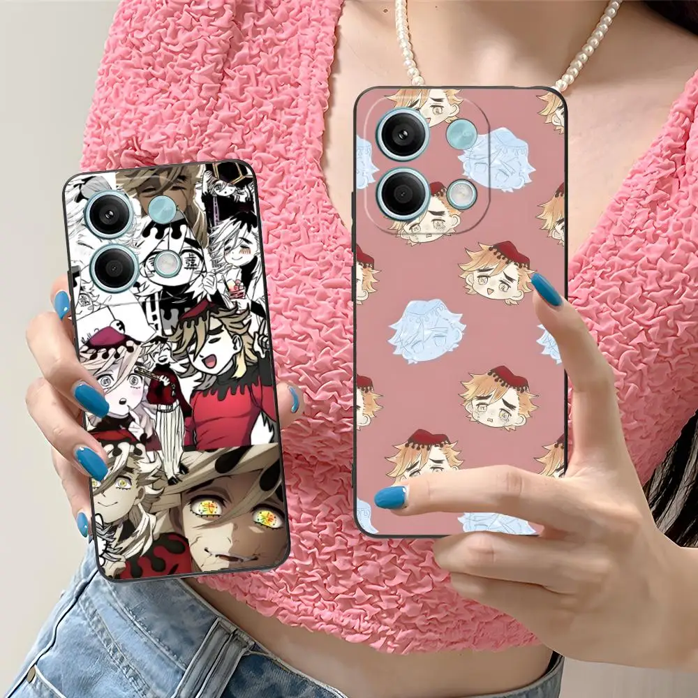 

Чехол для телефона Demon Slayer Douma для Xiaomi Redmi Note 14 13 12 11 A5 3 2 1 Pro Plus 4G 5G с цветным принтом, чехол для мобильных телефонов, красивый