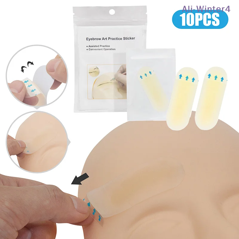 

【Winter4】Transfer Eyebrow Skin Sticker Tattoo Operation Practice Permanent Silicone Tattoo Training Supplies Eyebrow Protection