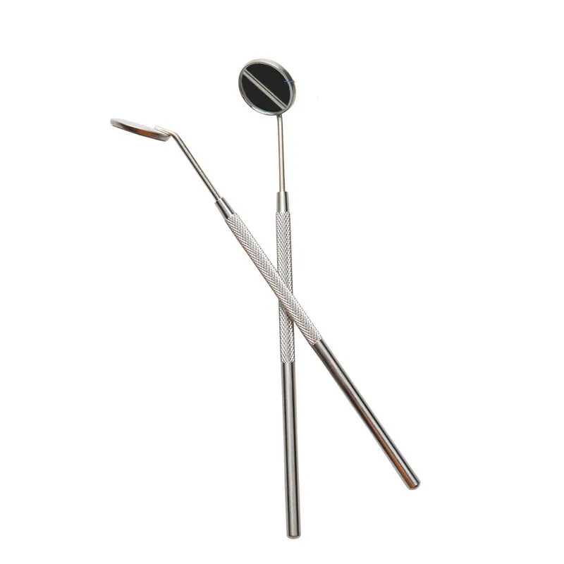 Espelho de inspeção de enxerto de cílios, endoscópio de aço inoxidável, ferramenta auxiliar de cílios postiços para loja de cílios de beleza