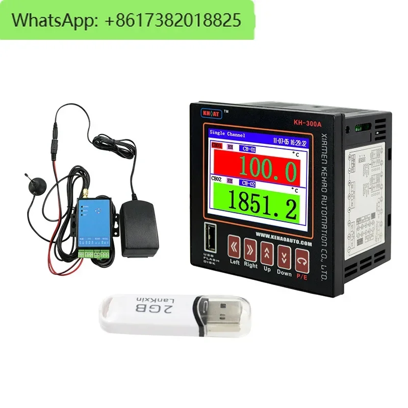 KH-300AL High quality Universal Digital Data Logger 6 channel automatically color temperature Paperless Recorder