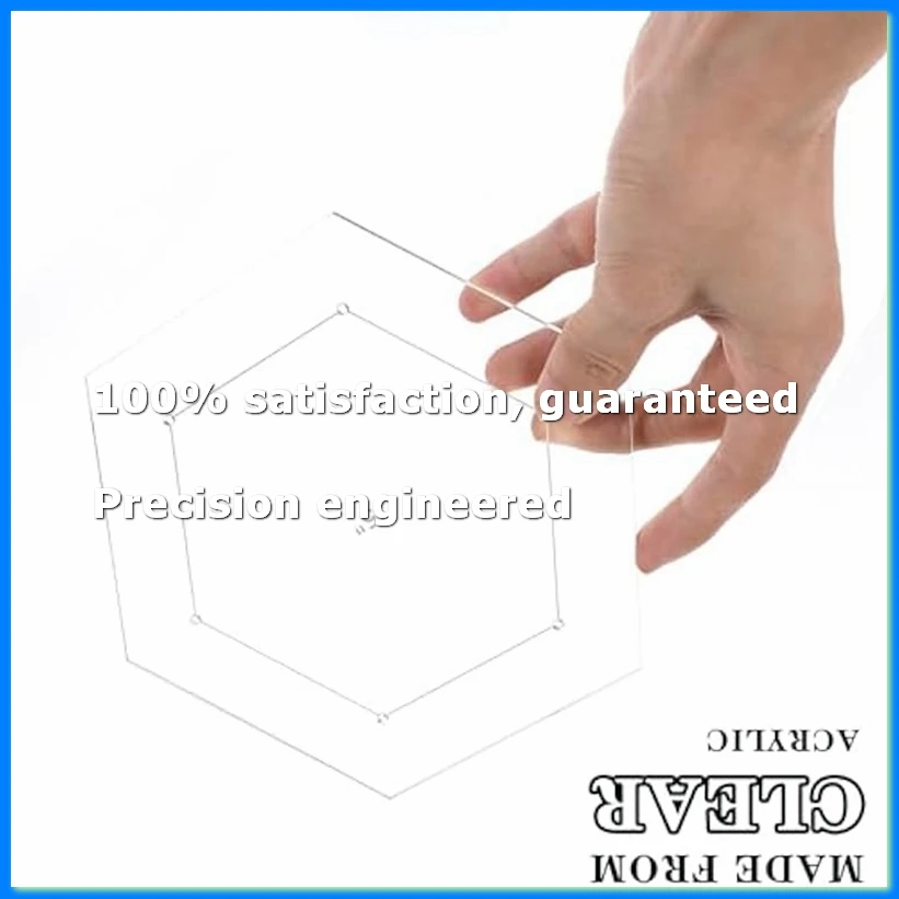 6Pcs Hexagon Quilting Template Acrylic Quilting Rulers & Templates,Piecing Sewing Templates Seam Allowance-FS