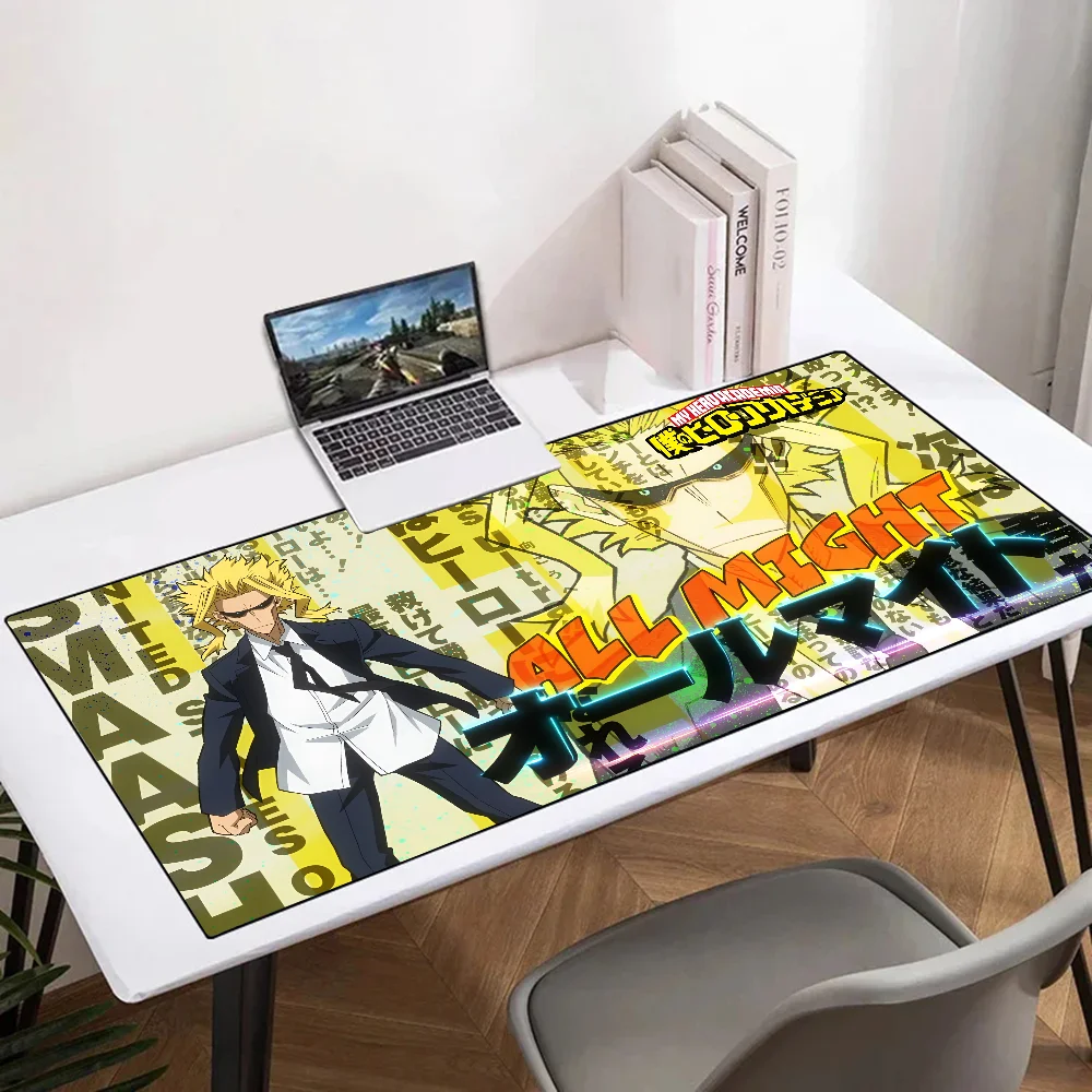 

All Might My Hero Academia Japanese Anime Mousepad Mouse Mat Desk Mat With Pad Gaming Accessories Prime Gaming XXL Keyboard