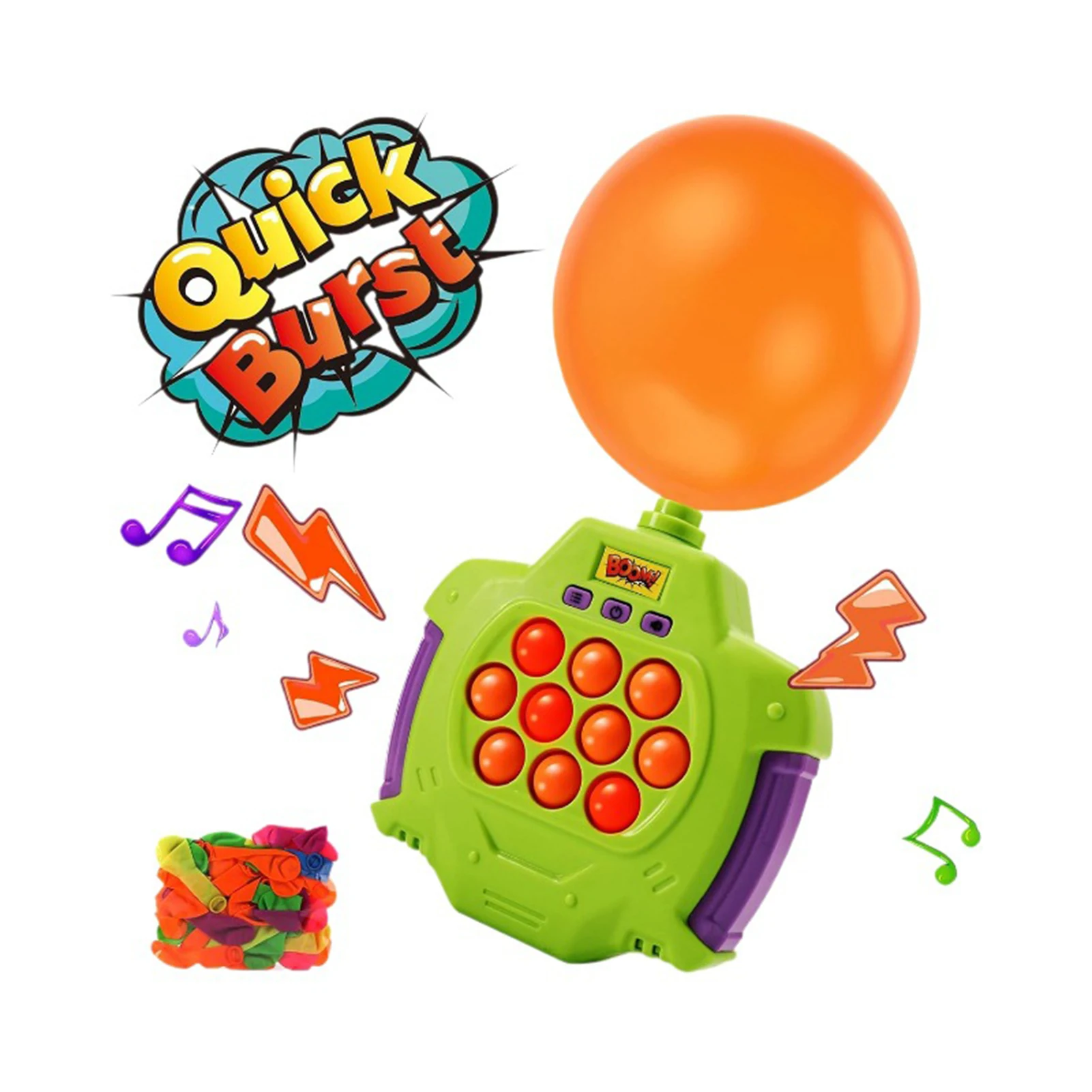 

Quick Push Bubbles Game Machine Decompression Breakthrough Puzzle Game Machine for Kids Birthday Children's Day Gifts