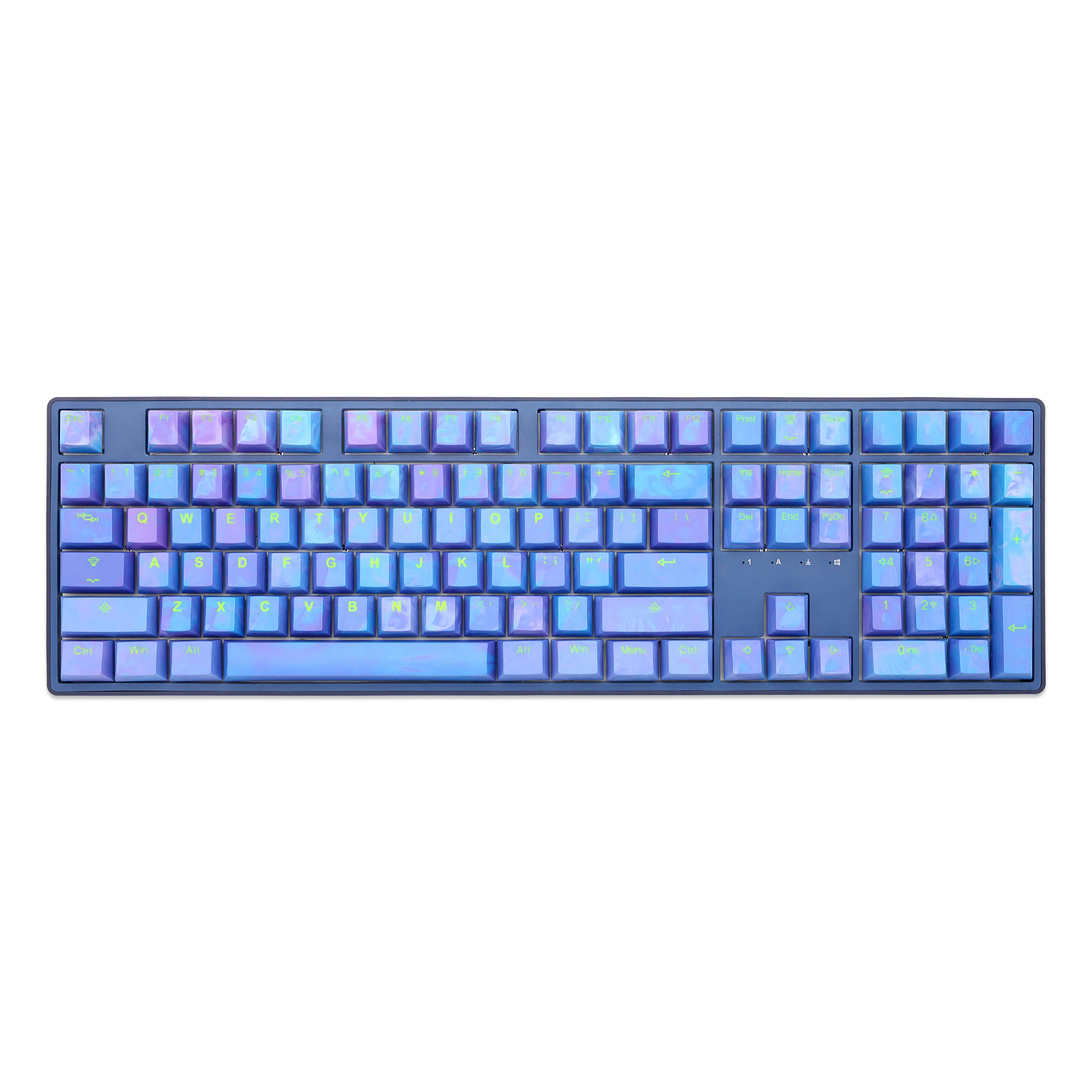 Taihao Avatar G2 Doubleshot keycaps for diy gaming mechanical keyboard Cubic OEM Profile for BM60 BM68 BM80 BM65 Purple Blue