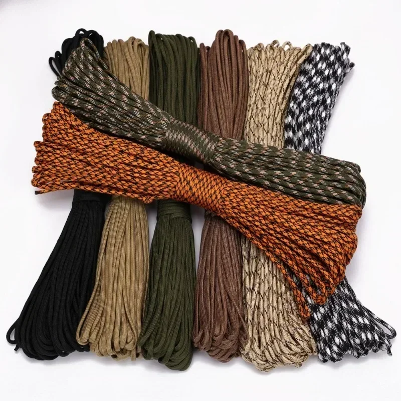 

Paracord Cord 3/5/8M Diameter 4mm Outdoor Camping Survival Lanyard Parachute Rope For Hiking Tent Accessories