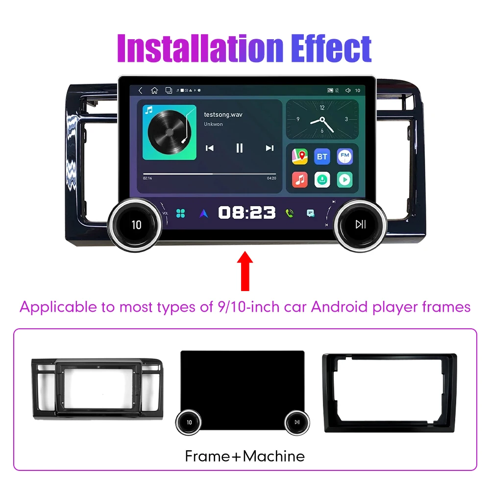 11.8 Inch 2K Double Knobs 2 Din Car Radio For Honda N Wgn 2013-2019 Car Radio DVD Multimedia Video Player Android Auto Carplay