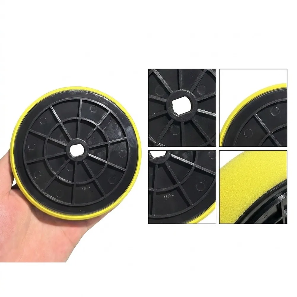 Backing Pads for Cordless Buffer 5 Inch 127mm 2 Piece Set Robust Construction Enhanced Stability During Polishing