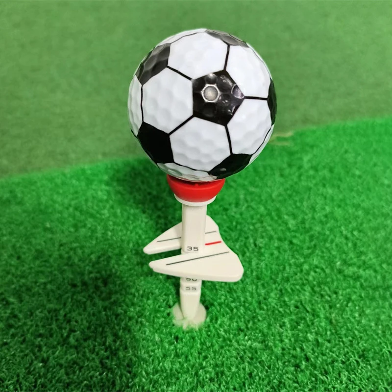 Double Tee Step Down Golf Ball Holder, Polyvalent, Plastique, Réglable, Recommande, Tees, Accessoires, Cadeaux