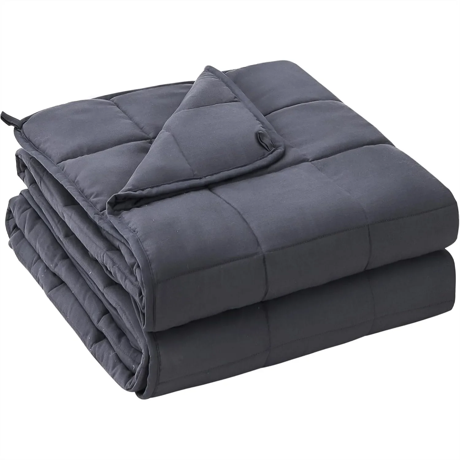 

Yescool Weighted Blanket For Adults 20 Lbs 60"x80" Grey Cooling Heavy Blanket For Sleeping Queen Size Breathable With Premium Glass Bead Machine Washable
