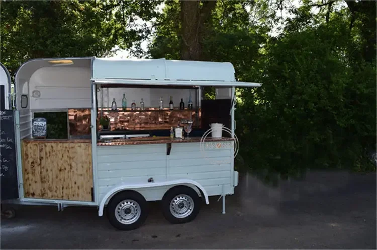 كشك الطعام في الهواء الطلق شاحنة طعام متنقلة جديدة امتياز الطعام مقطورة عربات القهوة عربة بيع وجبة خفيفة سيارة الطعام مع CE و DOT
