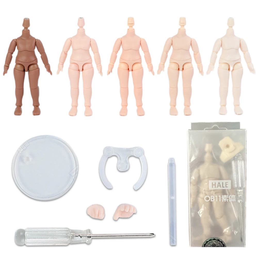11CM Bjd Body YMY body For Obitsu11 GSC Head ob11 1/12BJD dDoll Body Spherical Joint Doll Toy Replacement Hand Screwdriver