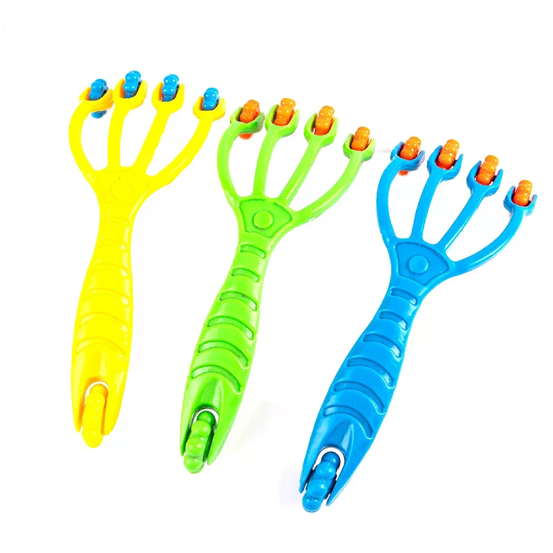 

1 шт., массажер для тела с четырьмя когтями, инструмент для релаксации шеи, спины, лица, головы