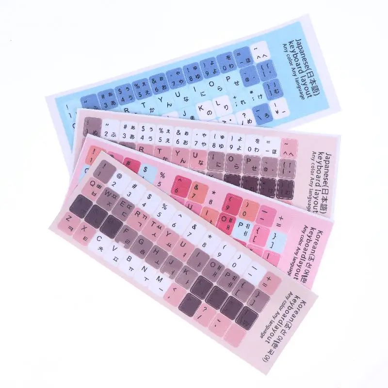 

Hot Sale Universal Computer Notebook Decals Keyboard Stickers For Korean Japanese Keyboard Replacement DIY Accessories