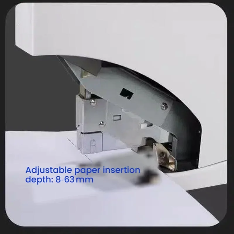 Multifunction Electric Stapler for Office Use Large Size Time-Saving and Effort-Saving Compact Fast Document Binding Machine