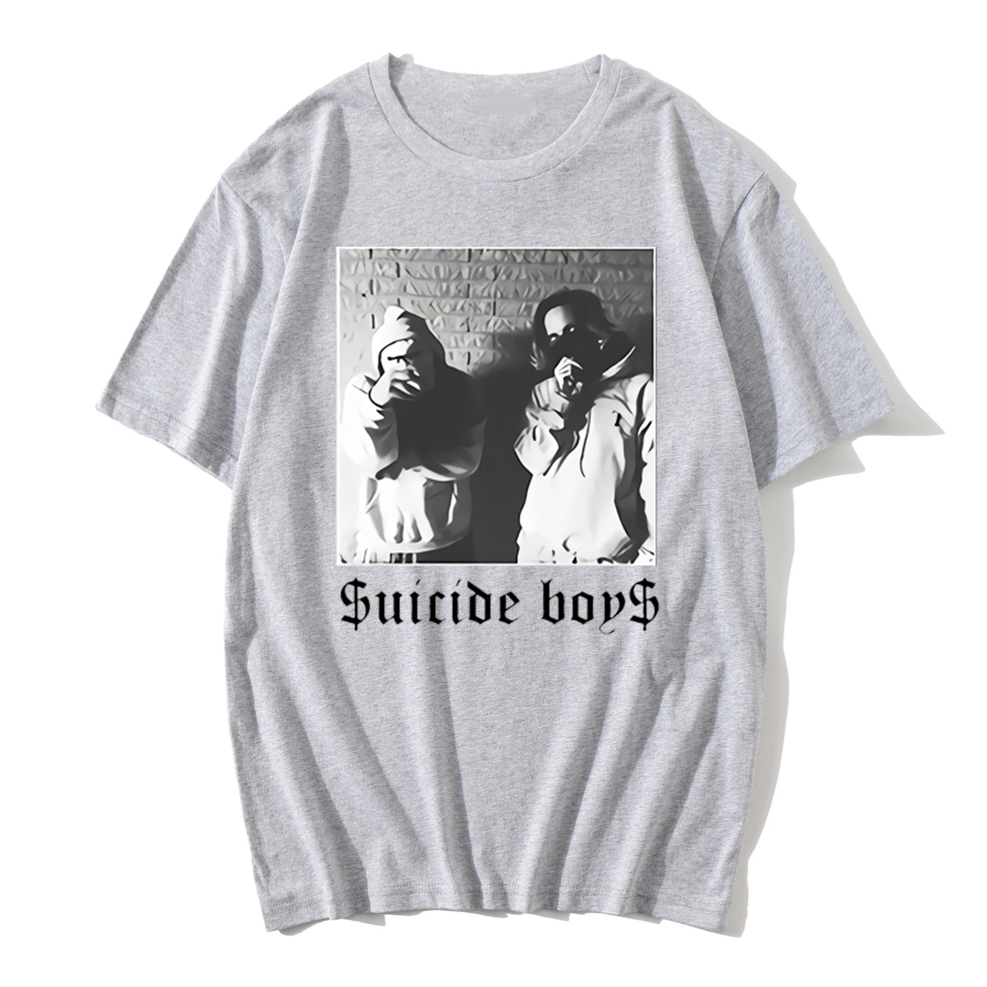 Rapper suicideboys Suicide T Shirt Men Women Fashion Cotton T-shirt Kids Hip Hop Tops Tee Suicideboys Camiseta hombre Boy Tshirt