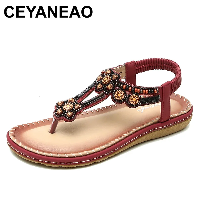 CEYANEAOFashion Women Sandals Waterproo Sli On Female Sandals Casual Comfortable Outdoor Shoes Fashion Sunmmer Plus Size Sandals