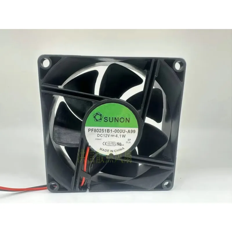 

SUNON PF80251B1-000U-A99 DC 12V 4.1W 80x80x25mm 2-Wire Server Cooling Fan