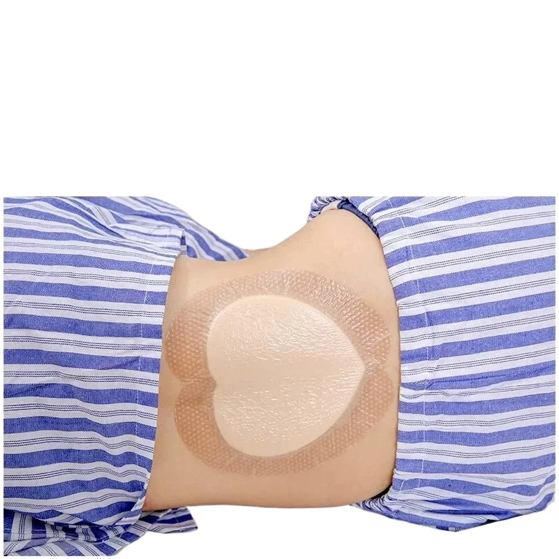 

10pcs 4"x4"Silicone Foam Dressing, Waterproof and High Absorbency Wound Bandage,Silicone Foam Border Pad for Wound Care