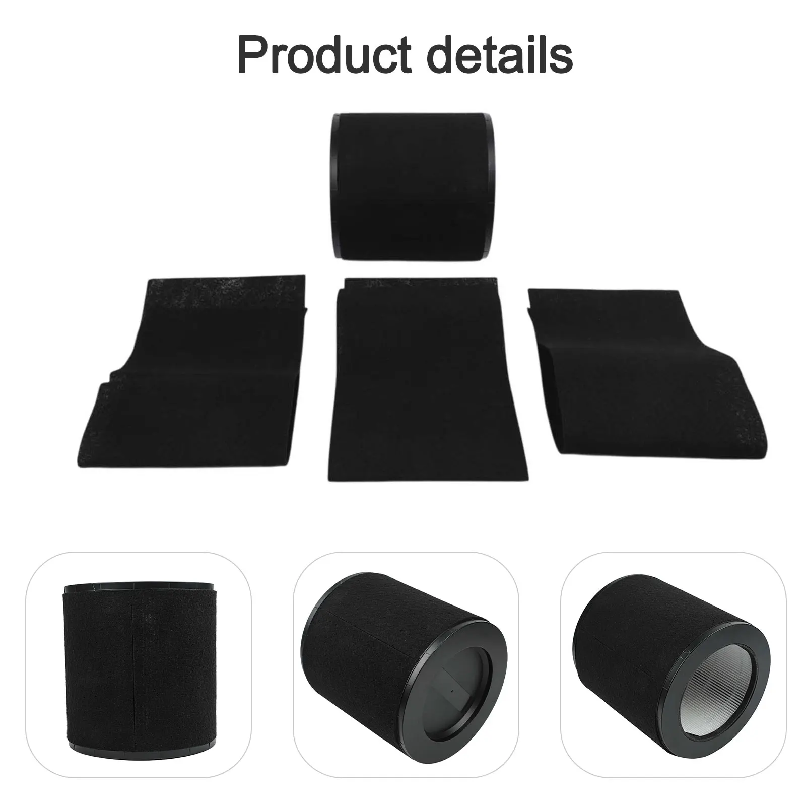 User Friendly Installation of the Activated Carbon Replacement Filter Made to Fit the For Taotronics TTAP008 Unit