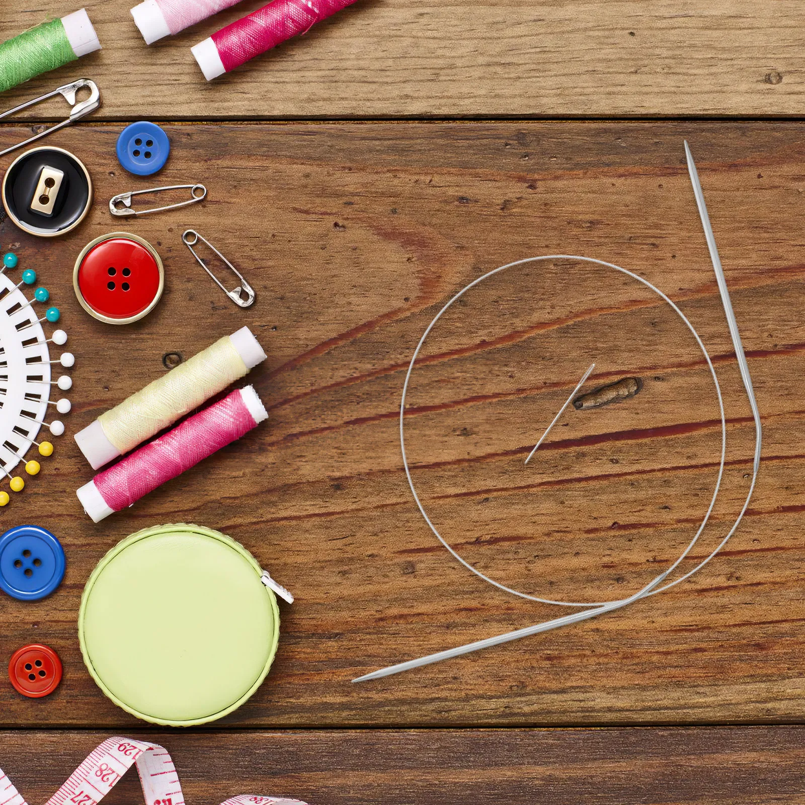 Knitting Needle Circular - 1Set Circular Knitting Needles Stainless Steel