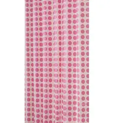 Dot PEVA Fabric Shower Curtain Water and Mildew Resistant Bath Curtain