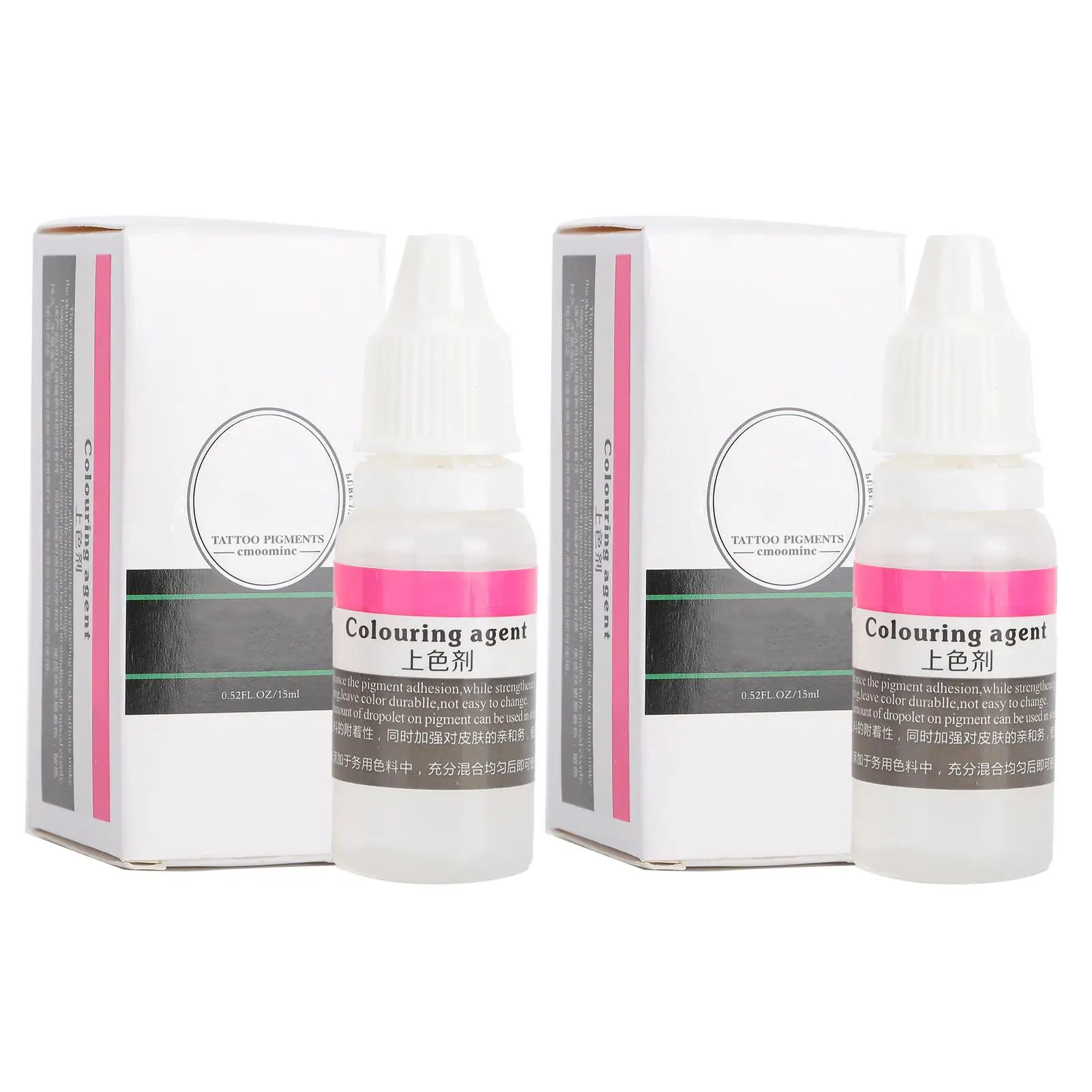 

Permanent Makeup Pigment Set for Microblading Eyebrows Lip Color Eyelash Tattoo Supplies Two Bottle Pack