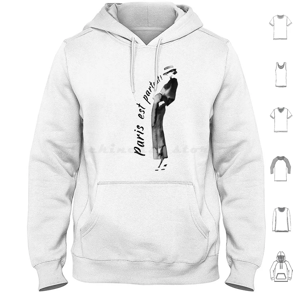 ¡La París está en todas partes! A Little Bit Coco sudaderas con capucha de manga larga Durrant Coco Coco Made Me Do It Coco Perfume Parfume Perfume