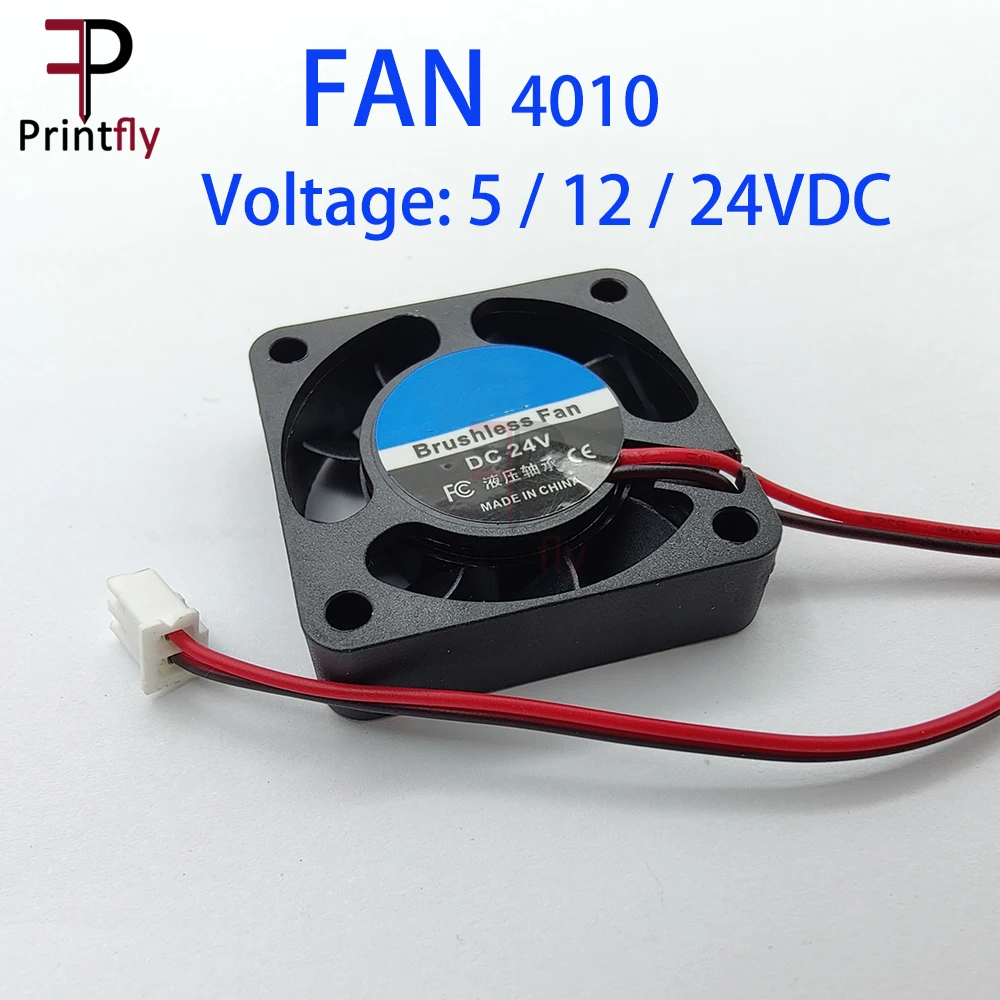 3D Printer Part Fan 4010 2Pins 40x40x10MM Graphics Card DC