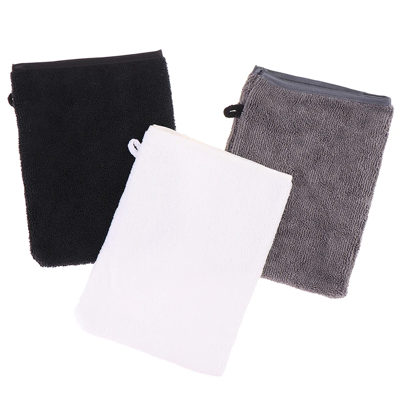 ^Reusable Makeup Remover Glove Soft Microfiber Face Deep Cleaning Pads