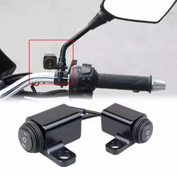 Waterproof Motorcycle Handlebar Headlight Switch Switch Fog Spotlight Mirror Mount Switches Flashing Multi-Function Switch