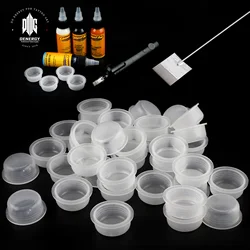 Tattoo Ink Caps Large-Denergy 100pcs Premium Mag Disposable Ink Cap Fit with The 49 Big Curved Magnum Needles