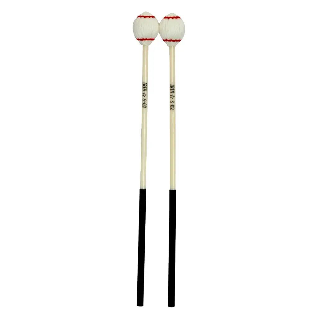 Rubber Handle Woolen Head Mallets for Vibraphone Or Marimba - 42cm