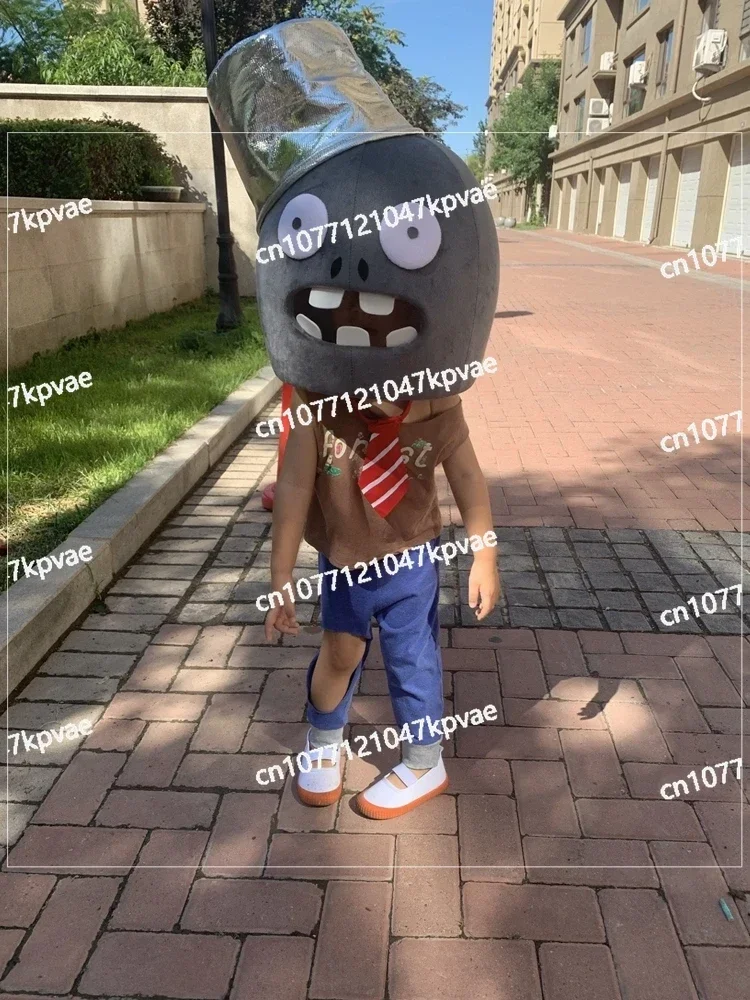 ، دمى الهالوين للأطفال البالغين، دعائم تلبيس، أزياء أغطية الرأس للنباتات مقابل. زي الناس الكرتوني الزومبي #3