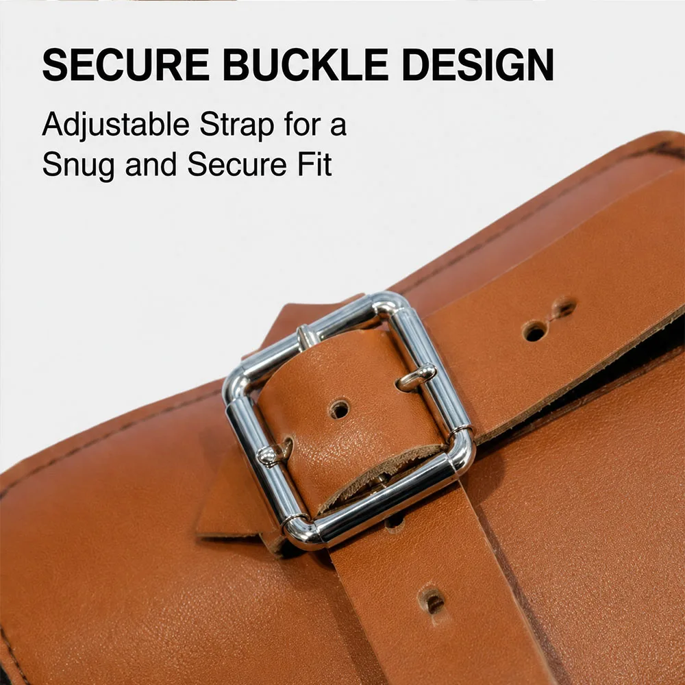 PU Leather Toy Gun Holster with Adjustable Buckle Belt Loop Lanyard Universal Handgun Cover for Hunting Cosplay Costume Prop