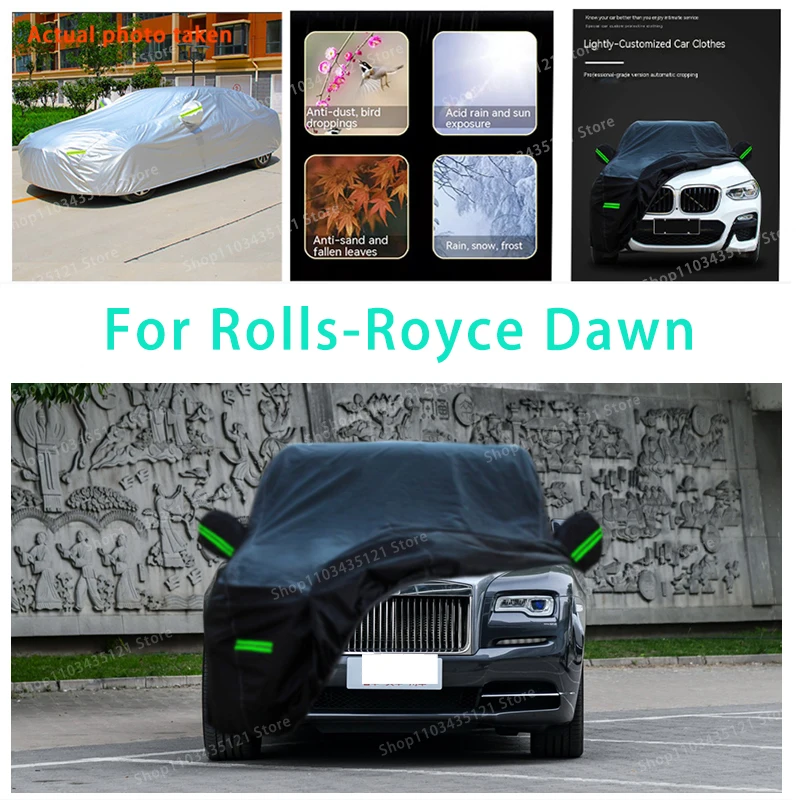 Voor Rollen-Royce Dageraad Auto Lichaamsbescherming, Anti Sneeuw, Anti Afbladderende Verf, Regen, Water, Stof, Bescherming Tegen De Zon, Autokleding