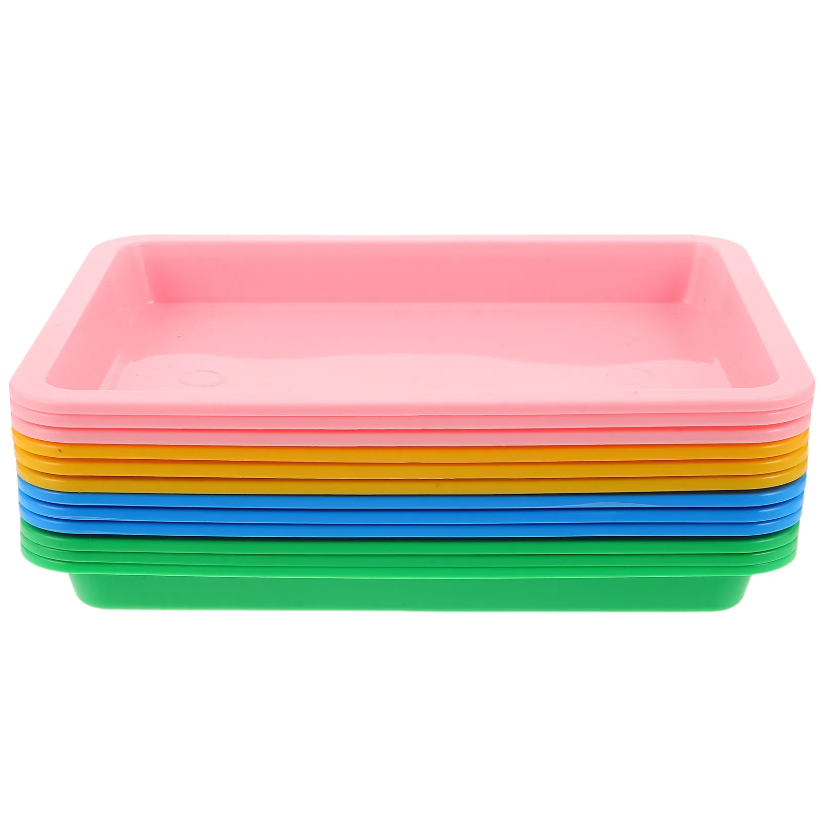 

Набор из 12 прямоугольных портативных пластиковых палитр формата А5 для акварели, для детских научных экспериментов, художественных проектов и творчества