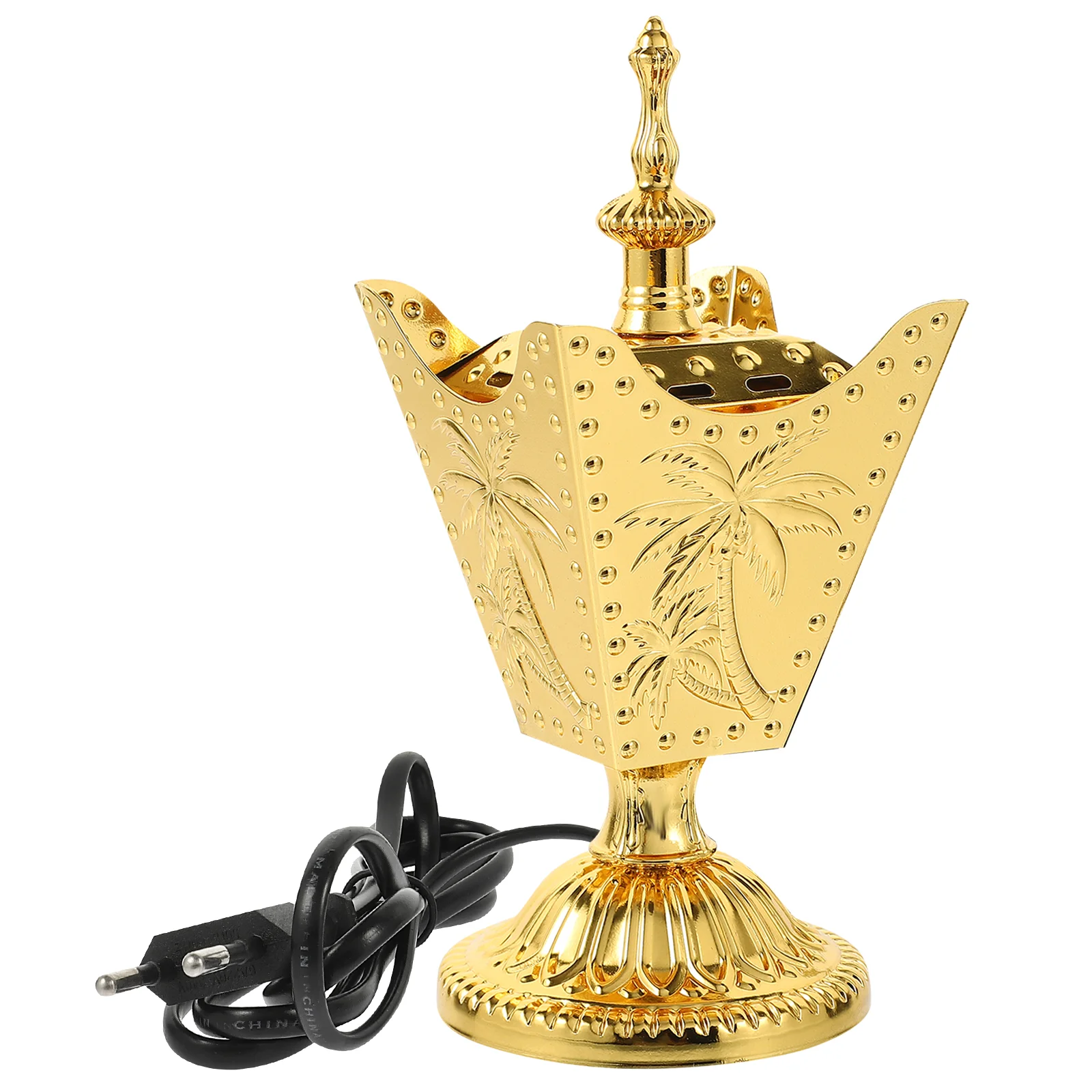 

Charcoal Stove Middle Eastern Festival Plug-in Metal Small Incense Burner Sandalwood Indoor Retro Decor Iron Electric Censer