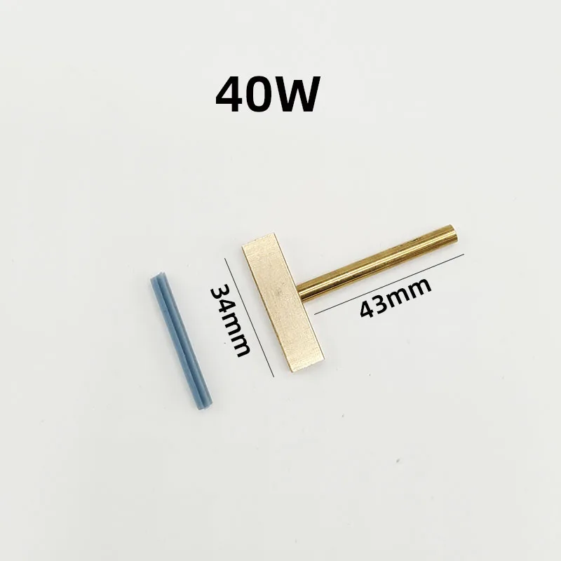 40W 60W 936 T type soldering iron all copper liquid crystal flat wire welding tool Zebra paper screen wire hot pressing tip