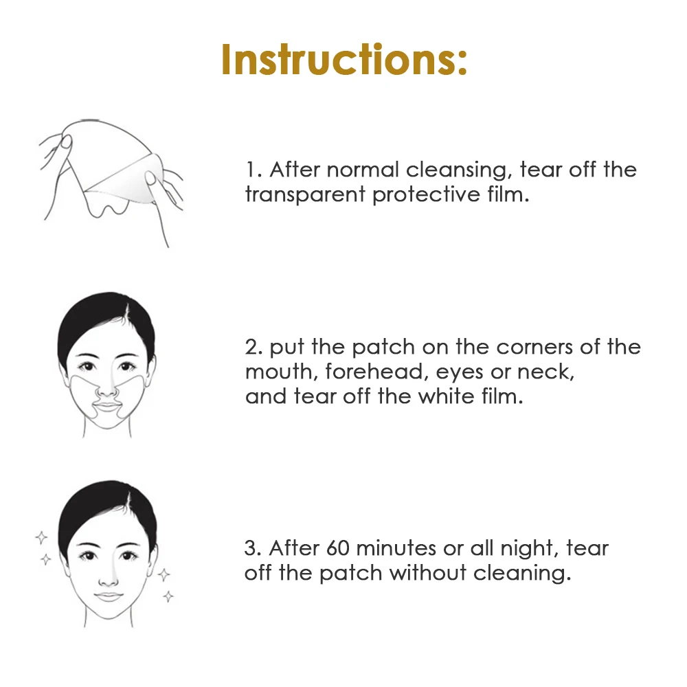 6D Condensed Water Microcrystalline Law Wrinkle Patch Eye Patch Wrinkle Reducing Fade Fine Lines Pattern Firming Collagen Gel