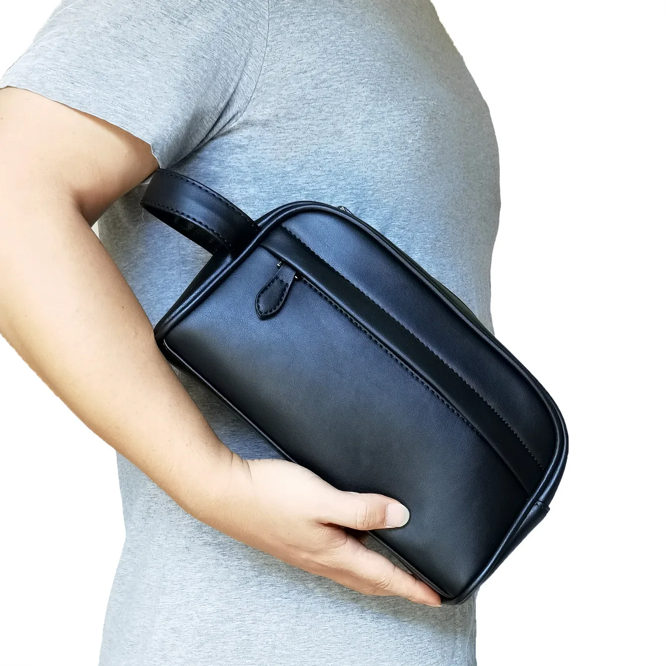 Men Handbags Men Wallets PU Leather Male Business handbag Credit Card Holder Mobile Phone Bag Men's Small Wristlet bag Bolso sac