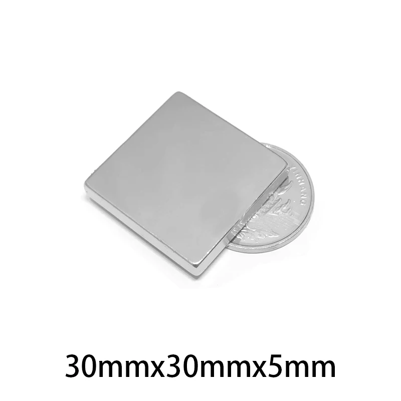 1/2/5/10/15PCS 30x30x5mm N35 čtverec magnetem 30*30*5mm neodym magnetem trvalý ndfeb super silným sytý magnety