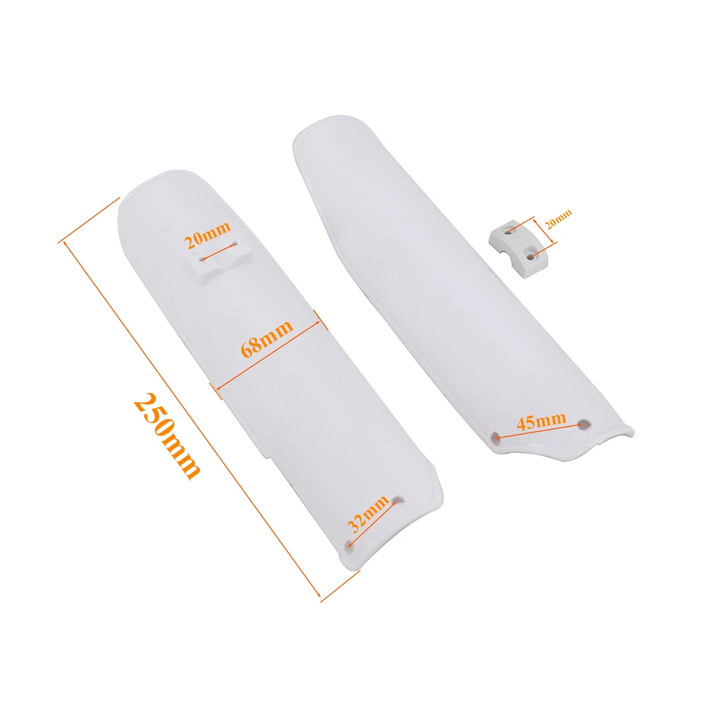 250mm Front Fork Protector Covers plastic Guards For CRF 50 CRF70 klx110 BSE KAYO 110cc 125cc 140cc 150cc 160cc Dirt Pit Bike