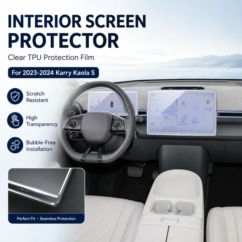 

Interior Screen Protector TPU Film For 2023-2024 Karry Kaola S Clear Protection, Replacement Parts, Car Accessories