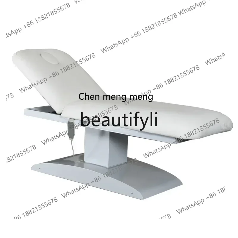 

Z189 Y Электрическая косметическая кровать из нержавеющей стали, косметическая кровать с микроузором и вышивкой, многофункциональный массаж тела