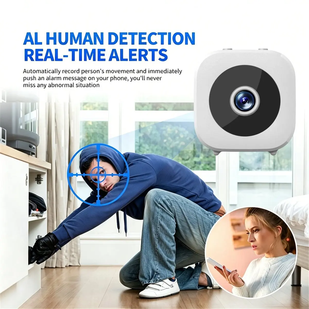 update. 32G Mini Wifi Smart Monitor Surveillance Camera Video Voice DV Recorder Indoor Covert Wireless Security Nanny Camera