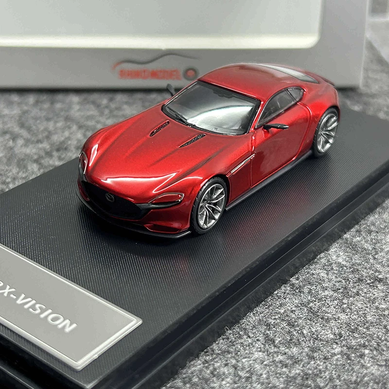 

RM 1:64 Mazda RX-VISION VISION COUPE легкосплавный автомобиль, литье под давлением и игрушечный транспорт, модель автомобиля, миниатюрная масштабная модель автомобиля для детей