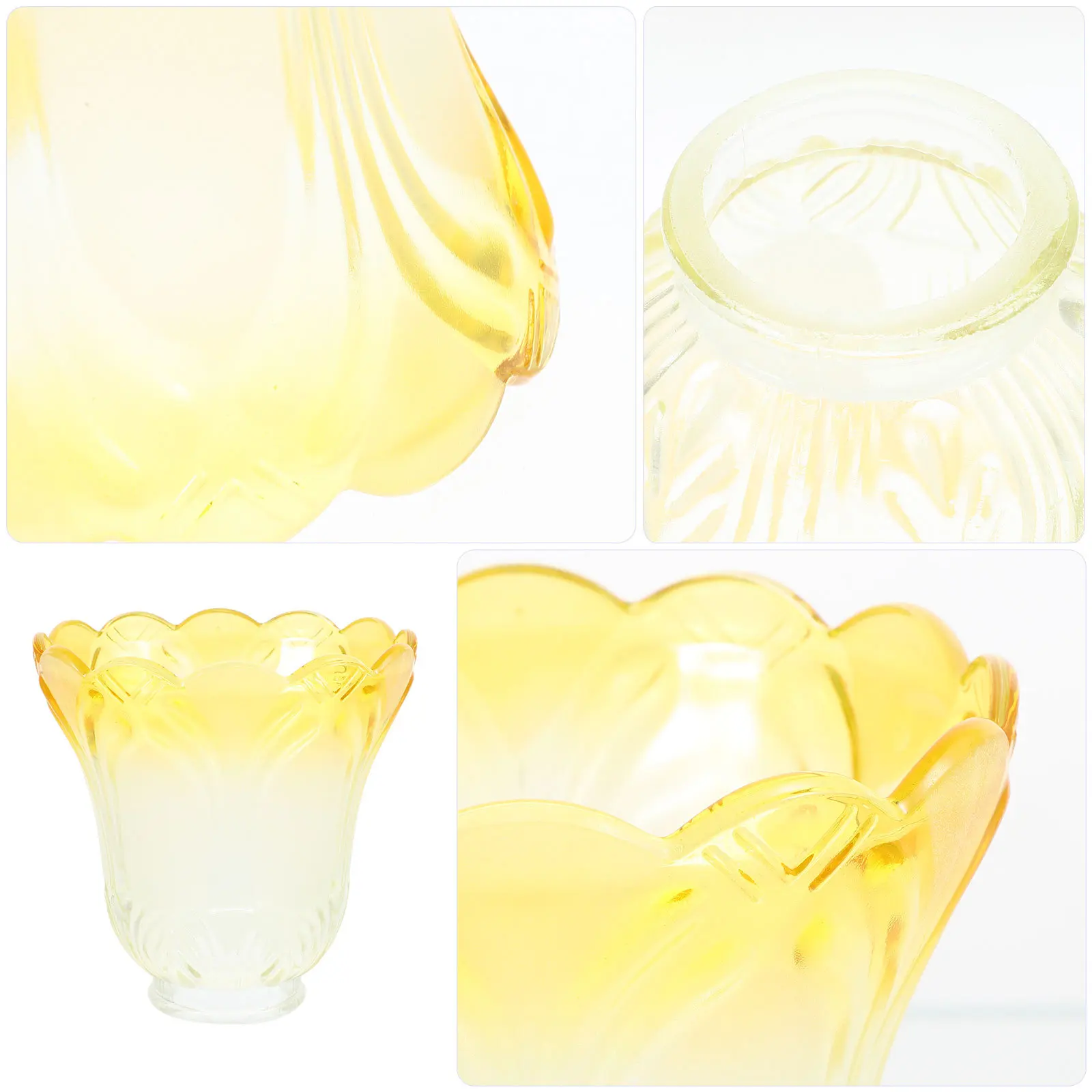 

Glass Lamp Shade Smooth Surface Ceiling Light Cover Replacement Pendant Lamp Shade Chandelier Lampshade