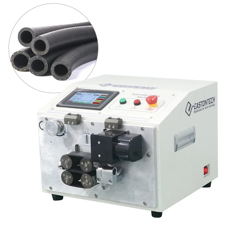 EW-1265 Automatic Computer Heat Shrinkable Sleeve Pipe Cutting Machine Rubber Cutting Machine And Cutting Tube Belt Machine
