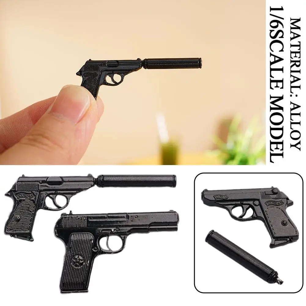 1/6 Scale Mini Model Desert Eagle M1911 Python Breatta Gun Pistol Model For 12 Inch Action Figure Hot Toys DAM Toys S5U4